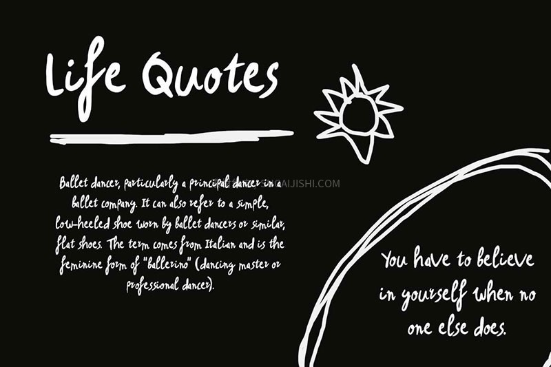 6款自带松弛感的英文字体合集